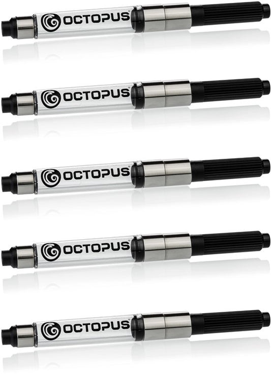 Octopus - 5 stuks - Converter - Zuigerconverter voor vulpen - standaard converter met een opening van 2,6 mm