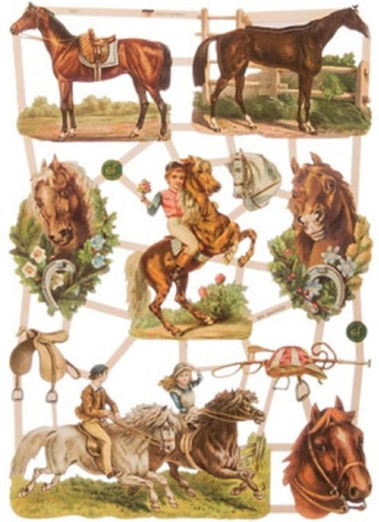 Poëzieplaatjes - 6 vellen - plaatjes - hobby - creatief - decoupage - knutselen - scrapboek
