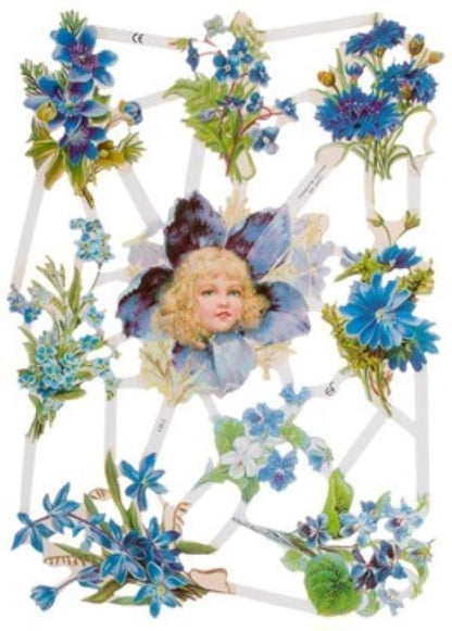 Poëzieplaatjes - 6 vellen - Vlinders, Bloemen, Poezen en Vogels. - 5 - Leuk voor o.a. Poëziealbum, bulletjournal, scrapbooking en het maken van kaarten