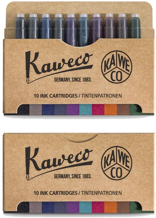 Kaweco - 2pack -Vulpen Vullingen -Inktpatronen - Kaweco Ink Cartridges 10-Pack colour mix