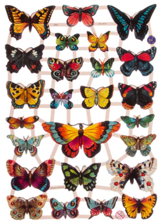 Poëzieplaatjes - 6 vellen - plaatjes - hobby - creatief - decoupage - knutselen - scrapboek - met POEZEN - BOERDERIJDIEREN - BLOEMEN - VARKENTJES - HONDEN - VOGELS