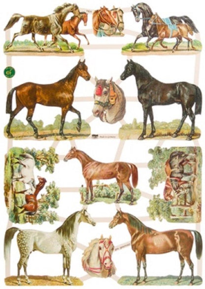 Poëzieplaatjes - 6 vellen - plaatjes - hobby - creatief - decoupage - knutselen - scrapboek