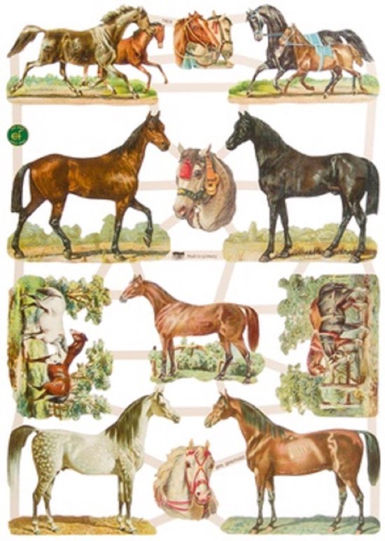 Poëzieplaatjes - 9 vellen - plaatjes - hobby - creatief - decoupage - knutselen - scrapboek