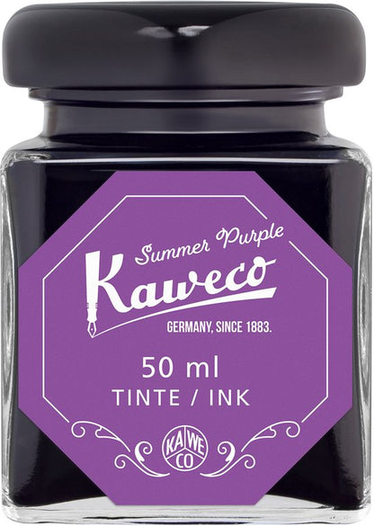 Kaweco - Fountain Pen - Special Dip Pen Black - in vintage blik - Potje inkt Summer Purple 60cc