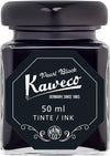 Kaweco - Ink bottle en Standaard Converter - Pearl Black - potje vulpeninkt - Zwarte originele Kaweco-inkt in 50 ml glas - Converter gold met zwarte achterkant - doosje 10 patronen