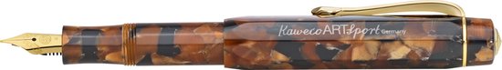 Kaweco - ART SPORT VULPEN - Hickory Brown - bruin-zwart- Extra Breed - Met extra doosje zwarte vullingen