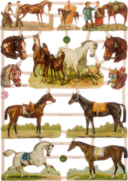 Poëzieplaatjes - 10 vellen - plaatjes - hobby - creatief - decoupage - knutselen - scrapboek