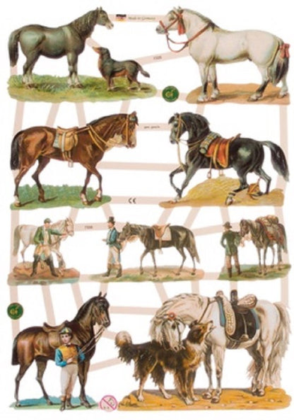 Poëzieplaatjes - 6 vellen - plaatjes - hobby - creatief - decoupage - knutselen - scrapboek