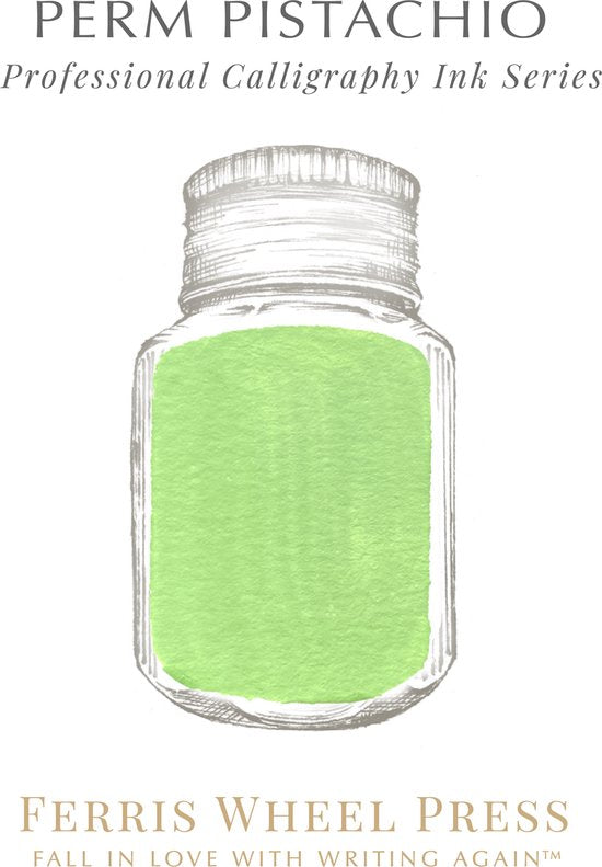 Ferris Wheel Press - Calligraphy Inkt - 28ml - Perm Pistachio