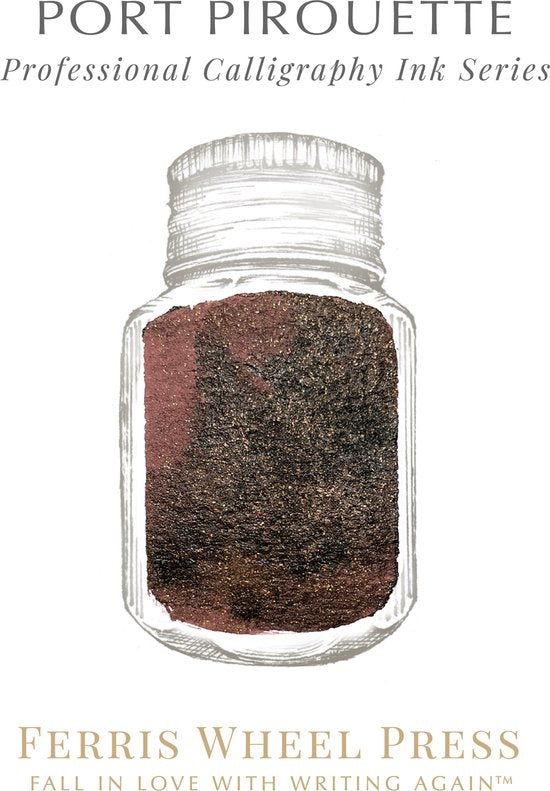 Ferris Wheel Press - Calligraphy Inkt - 28ml - Port Pirouette