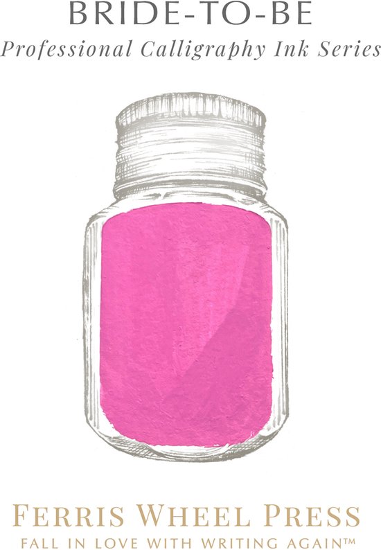 Ferris Wheel - Calligraphy inkt - 28ml - Bride To Be