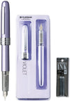 Platinum Japan - Plaisir Fountain Pen - FIJN - Vulpen - Lila - penpunt: fijn 03 - Met extra navullingen Zwart