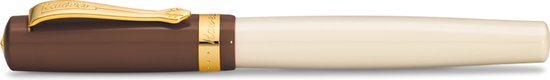 Kaweco - 1 Vulpen - Kaweco STUDENT Fountain Pen 20’s Jazz - Bruin Ivory - Met extra doosje vullingen - Fine