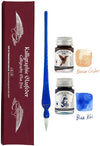 Octopus - Art Material - Glaspen Blauw - 2 Potjes inkt 10ml - Brown Kolibri - Blue Koi