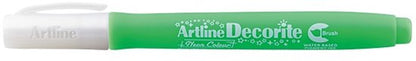 Toma Artline Decorite Brush Marker - Levendig Neongroen