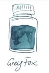Octopus - Art Material - Glaspen Blauw - 2 Potjes inkt 10ml - Red Duck - Grey Fox