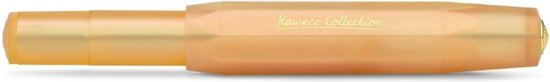 Kaweco - Collection Apricot Pearl - BREED - Vulpen - met clip - Limited Edition - in vintage blikje - met doosje blauwe vullingen en zwarte