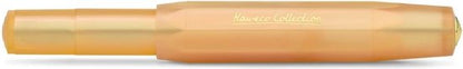 Kaweco - Collection Apricot Pearl - BREED - Vulpen - met clip - Limited Edition - in vintage blikje - met doosje blauwe vullingen en zwarte