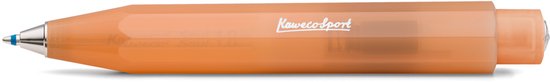 Kaweco - Balpen - Clip chrome - Frost - Mandarin - Doosje Zwarte balpen vullingen