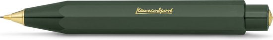 Kaweco - Vulpotlood 0,7 - Classic Sport - Groen - Met doosje vullingen in glazen tube