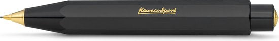 Kaweco - Vulpotlood 0,7 - Classic Sport - Zwart - Met doosje vullingen in glazen tube