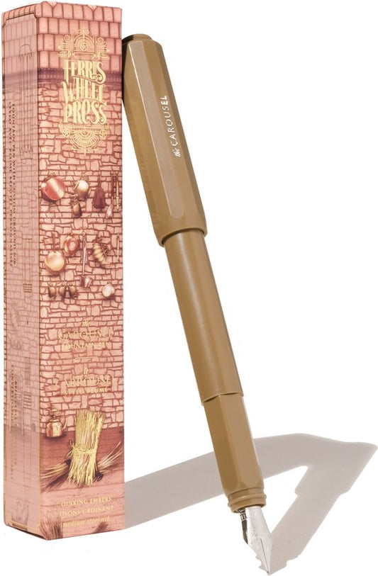 Ferris Wheel - Vulpen - The Carousel Fountain Pen - FINE - Oinking Embers - bruin