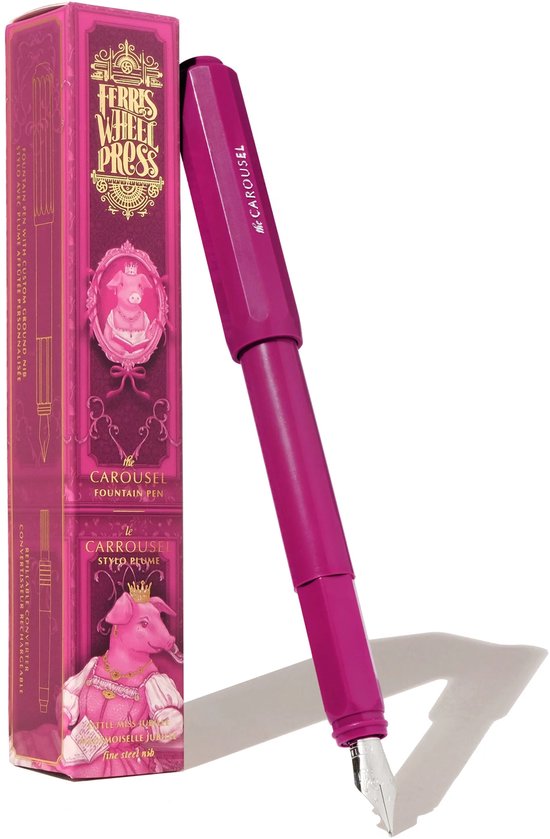 Ferris Wheel - Vulpen - The Carousel Fountain Pen - FINE - Little Miss Jubilee - cerise
