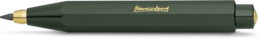 Kaweco - Vulpotlood 3,2 - Classic Sport - Nostalgic Octagonal Clip Vergoldet - Groen - Met doosje vullingen