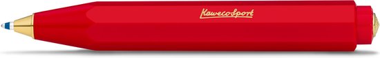 Kaweco - Balpen - Classic Sport - Rood - Met doosje Balpenvullingen MEDIUM Blauw