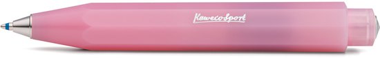 Kaweco - Balpen - Clip chrome - Frost - Blush Pitaya - Doosje Zwarte balpen vullingen