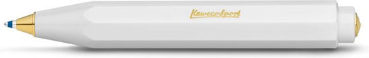 Kaweco - Balpen - Classic Sport - Wit - Met doosje Balpenvullingen MEDIUM Zwart