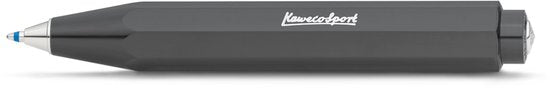 Kaweco - Balpen - Skyline Sport - Grey (Grijs) - Met doosje Balpenvullingen MEDIUM ROOD