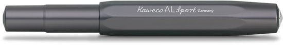 Kaweco - Fountain Pen - Sport aluminium Grey - Medium - Met extra doosje inktpatronen
