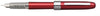 Platinum Japan - Plaisir Fountain Pen - Medium - Vulpen - Rood - penpunt: Medium 05 - Met extra vullingen Blauw