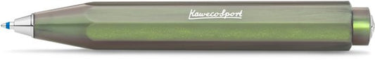 Kaweco - Bekking & Blitz - Schrijfwarenset - NOTEBOOK KLEIN 9,5X15 harde kaft groen - Balpen Shadow Green - Balpenvullingen blauw