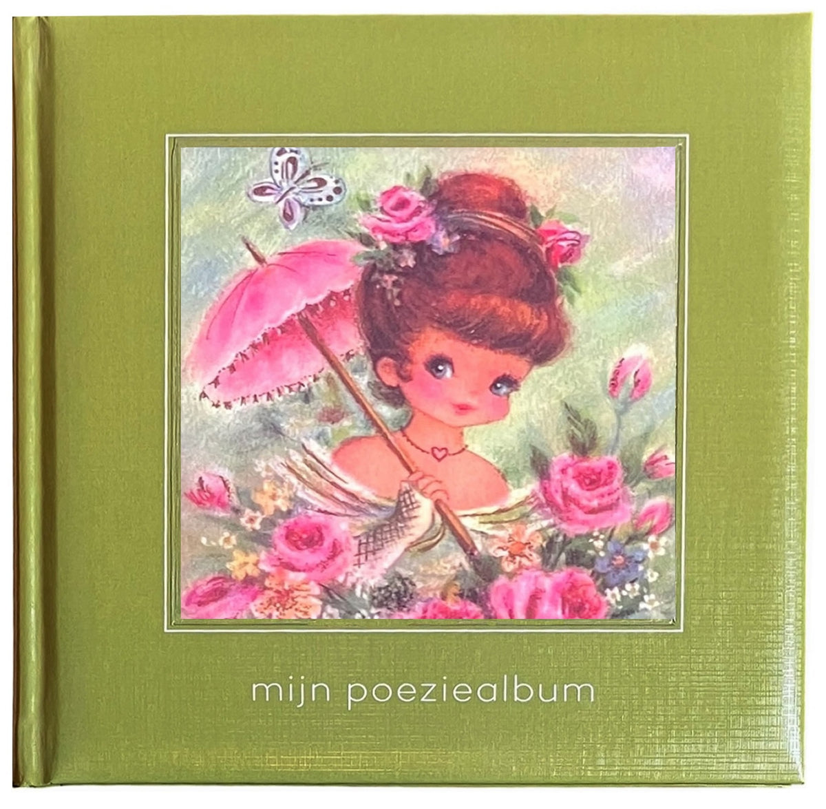 Poëziealbum - Meisje met parasol