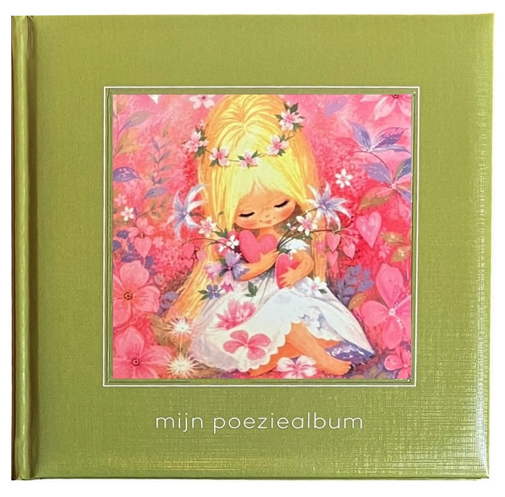 Poëziealbum - Meisje met hartjes