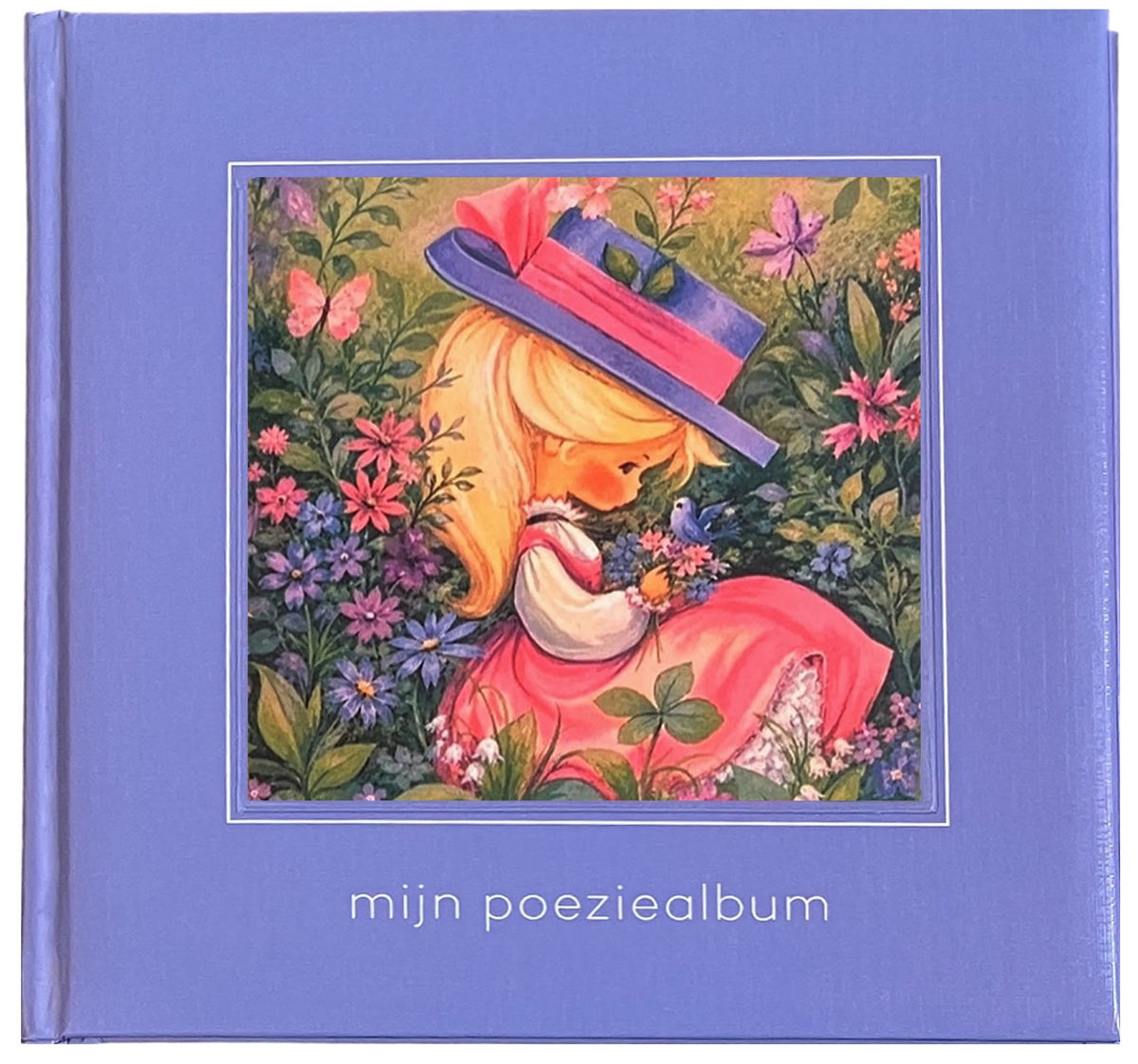 Poëziealbum - Meisje met hoedje