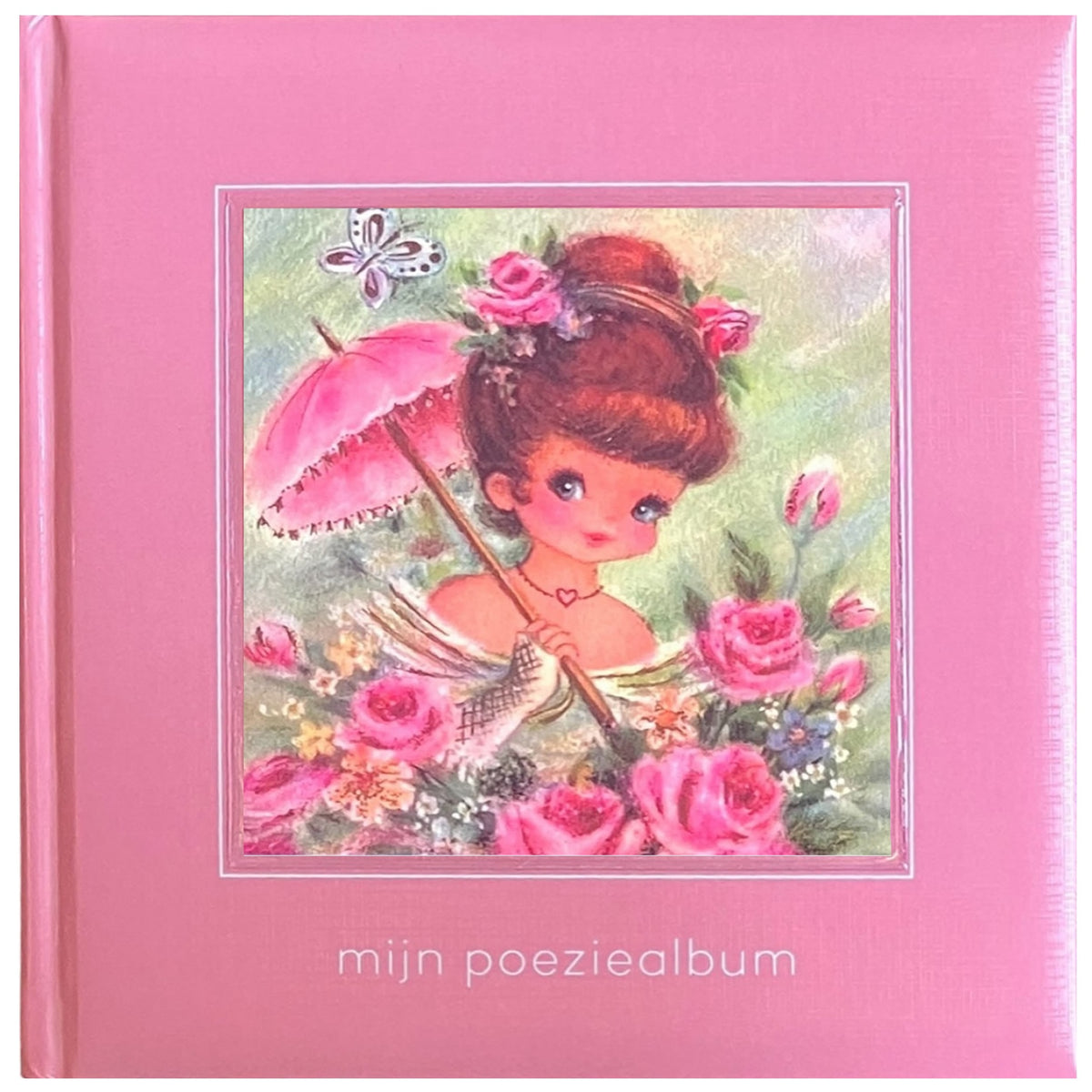 Poëziealbum - Meisje met parasol